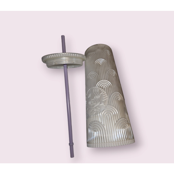 Starbucks 2023 Spring Pearl White 24oz Mermaid Venti Tumbler New - Picture 3 of 9